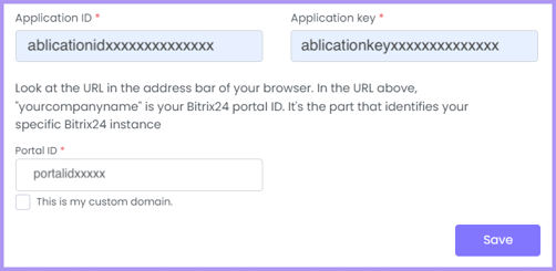 Bitrix24 WebWork tracker integration ID