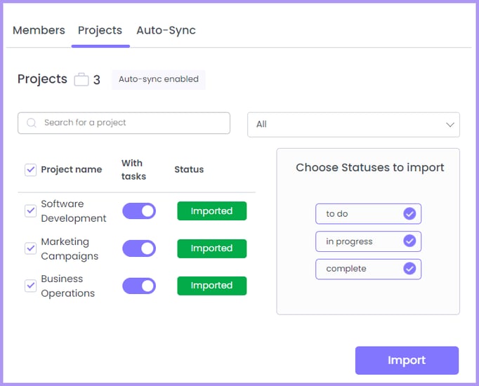 Clichup WebWirk integration projects