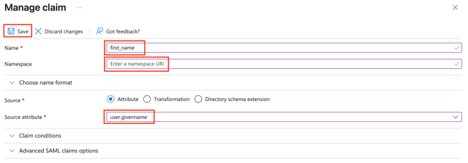 WebWork SSO configuration section showing SAML fields