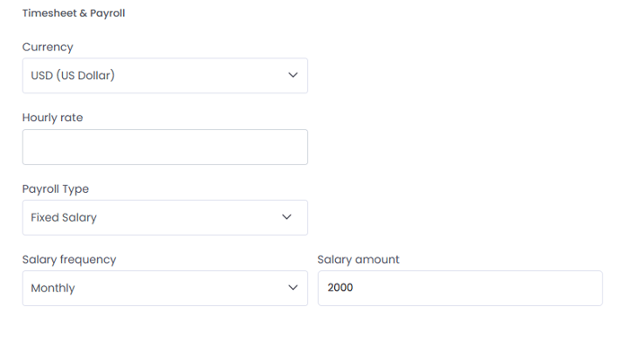 Set Fixed Salary on WebWork Time Tracker