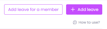 Add Leave on WebWork Time Tracker