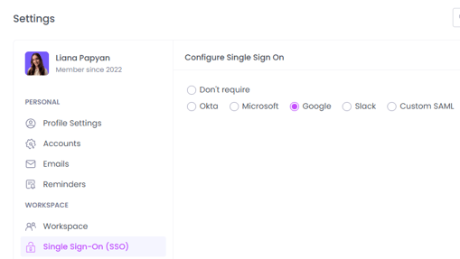 Google SSO on WebWork Time Tracker