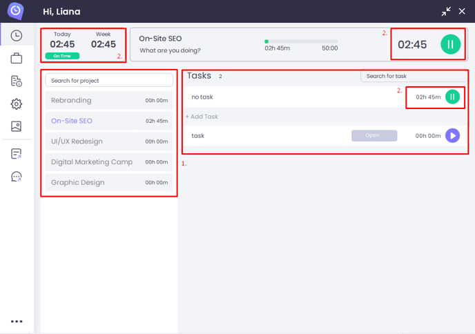 WebWork Expanded Time Tracker