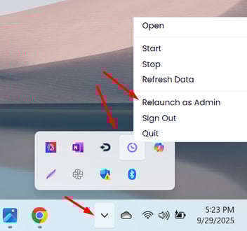 relaunch WebWork Desktop Tracker
