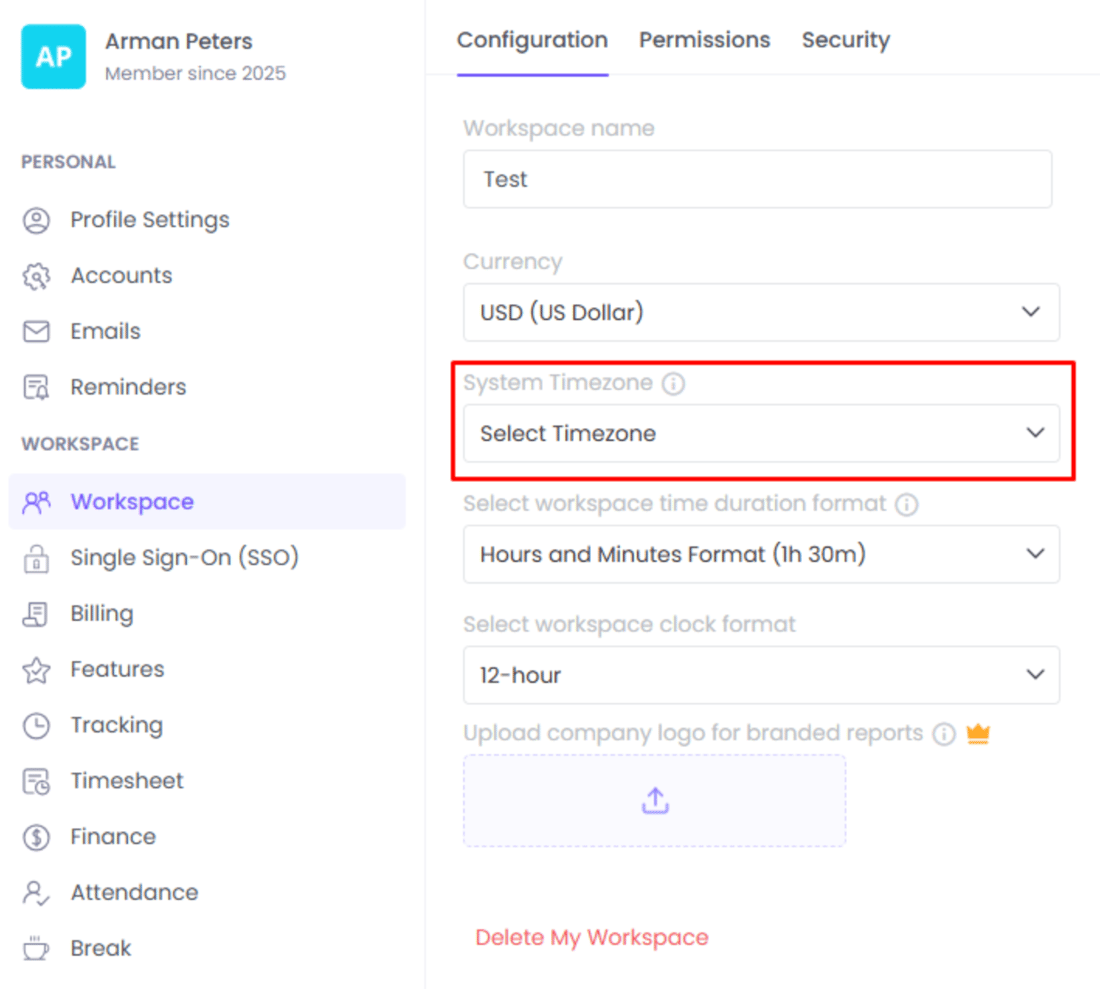 workspace-s-system-timezone