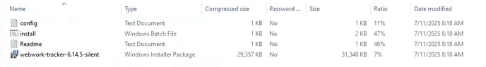 WebWork Silent Tracker files 