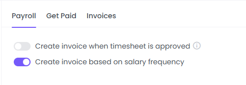 Payroll Settings in WebWork Time Tracker