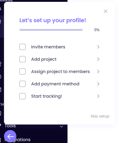 workspace setup in WebWork