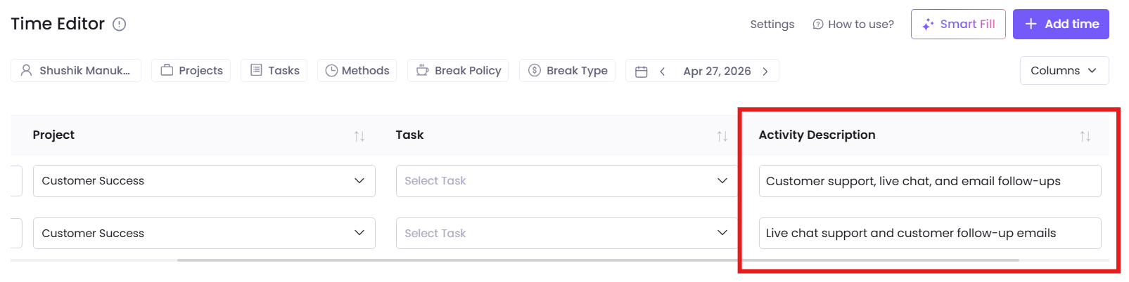Time Editor – WebWork Time Tracker Help Center