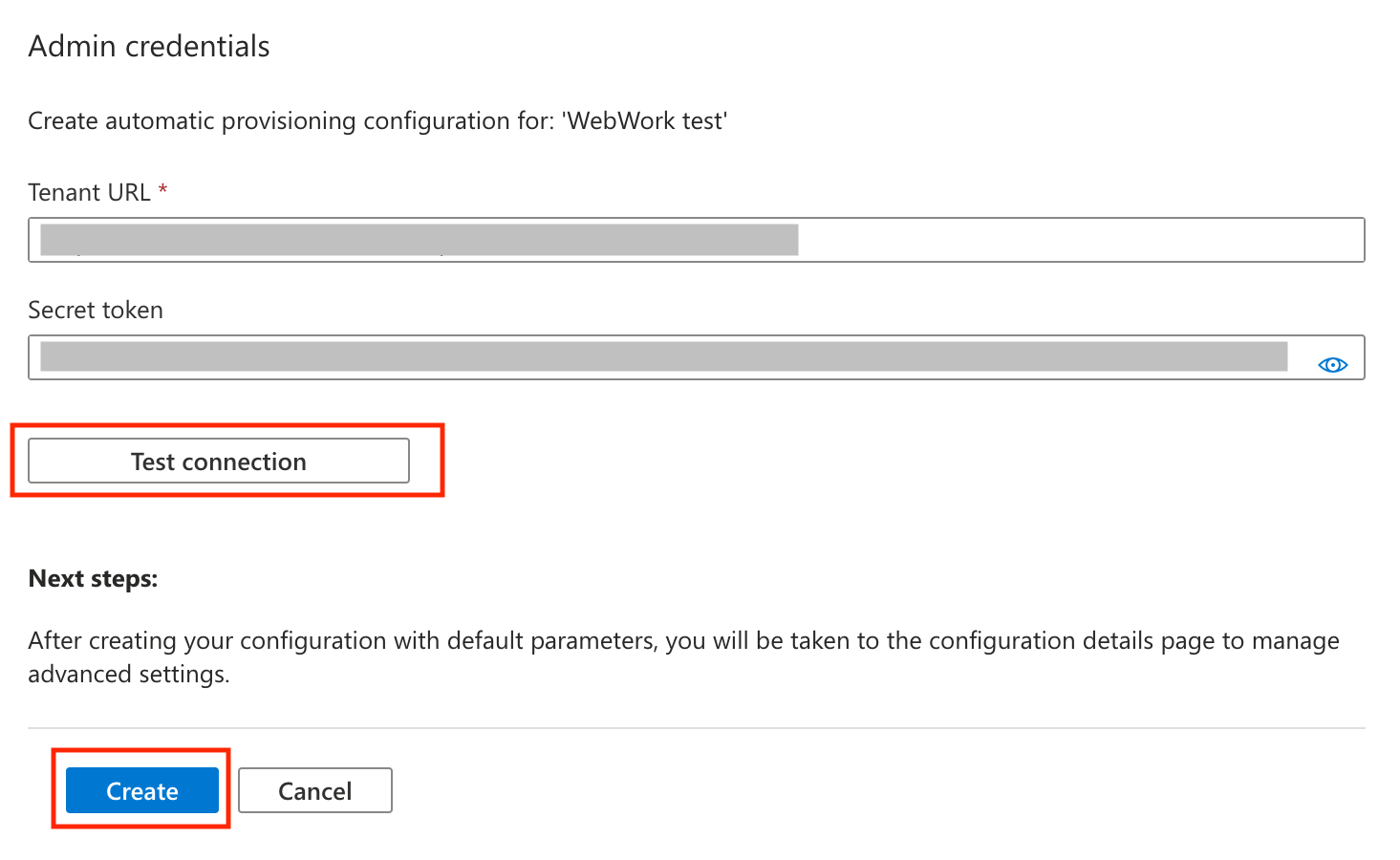 Configuring user attribute mapping for WebWork in Entra ID