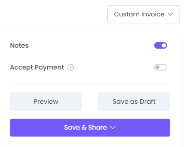Accept Payment from Invoice on WebWork