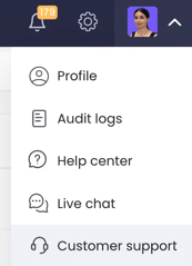 WebWork Dashboard Profile Settings
