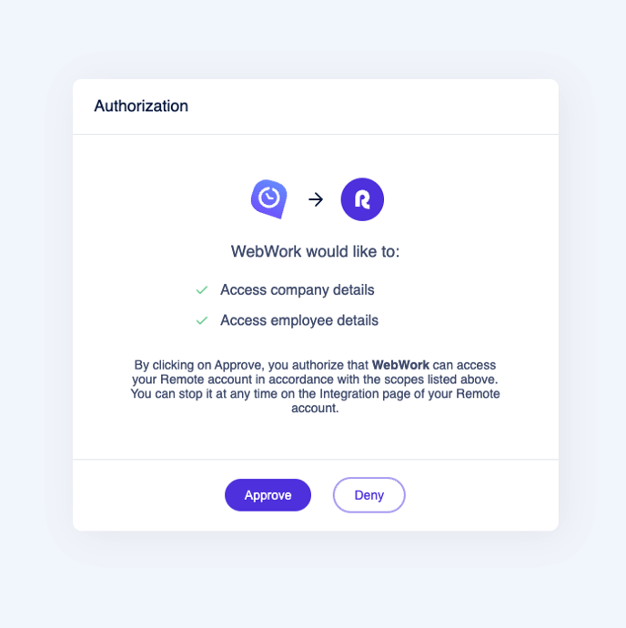 Give WebWork access to Remote