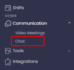 WebWork Chat in the sidebar