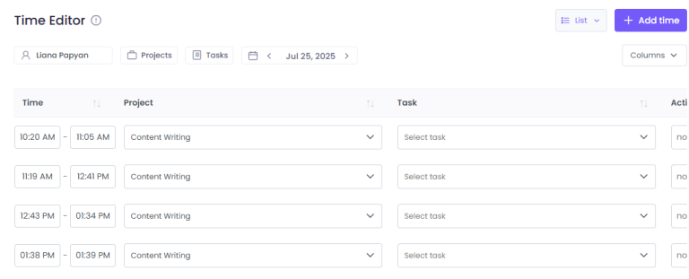 Time Editor – WebWork Time Tracker Help Center